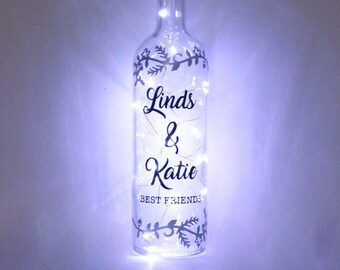 Personalised Gift For Best Friend, Custom Housewarming Gifts, BFF Gifts For Birthday, Light Up Gifts, Special Friend, Long Distance Gift