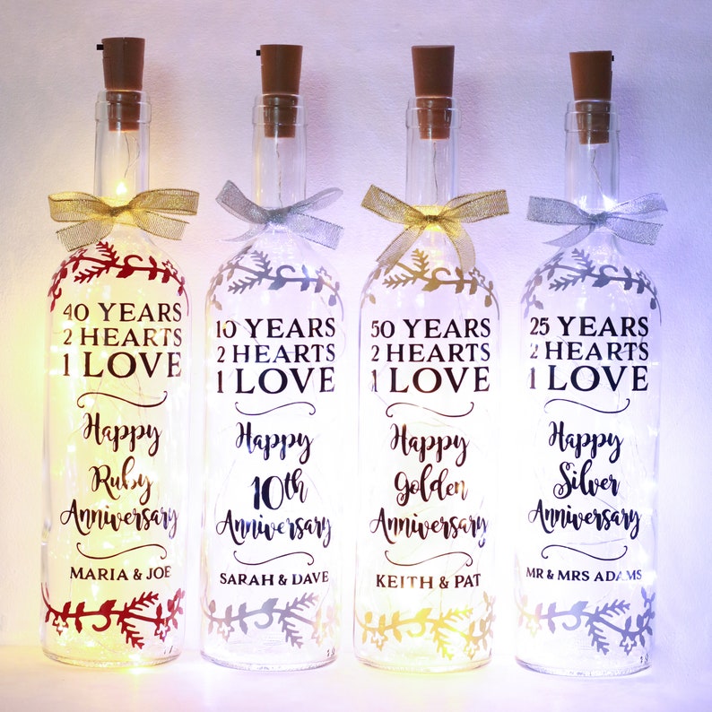 Personalised Diamond Wedding Anniversary Gift For Parents Etsy