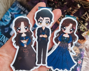 Magnet Lesezeichen Kingdom of the Wicked inspired Bookmark Booktalk Lesen Bücherregal Deko Dekoration