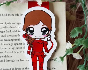 Magnetic bookmark "Katniss"-inspired by The Hunger Games