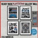 Teen boy bedroom Playstation Gaming Art, Set of Four game room wall art, gift for gamer, boys gift, game room decor, DIGITAL DOWNLOAD