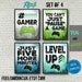 XBOX Decor Green and Teal Prints for Xbox Gamer, Teen boy bedroom or game room decor, gamer posters, video game posters, gamer gift for boys