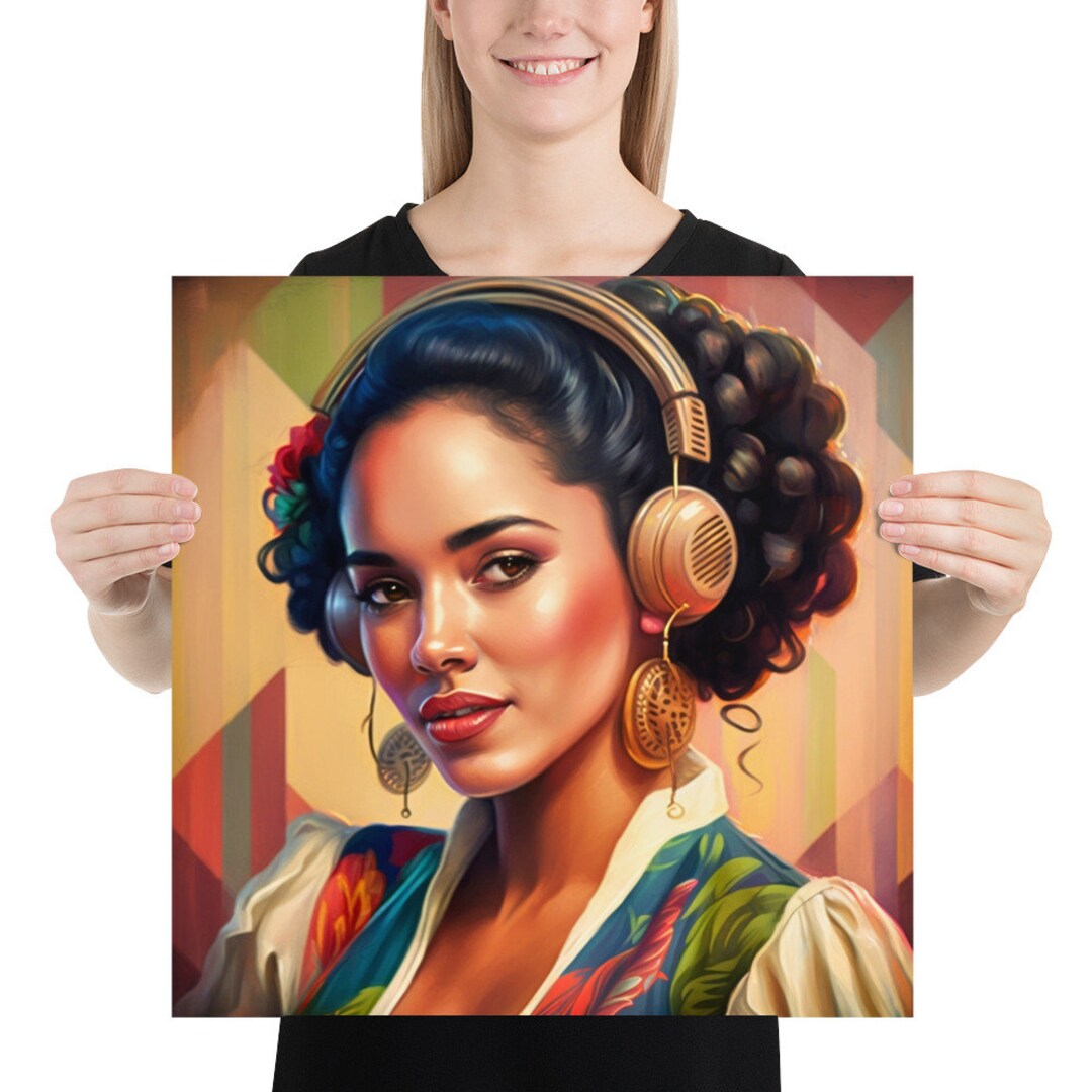 Latina Art Print Mexico Wall Art Mexican Poster Latina Gift Latina Art