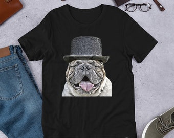 Funny Bulldog Dog Owner T-Shirt T-Shirt English Bulldog T Shirt Short-Sleeve Unisex T-Shirt