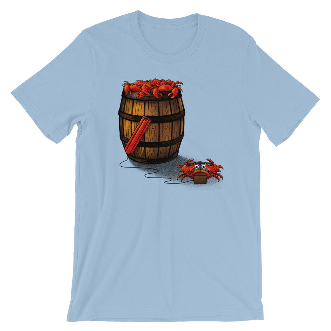 Crabs in a Barrel Crab T Shirts, Funny Crab Tee Shirts Etsy