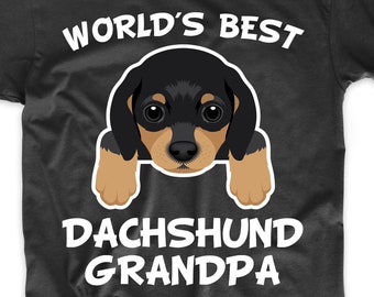 World/'s Best Dachshund Grandpa Dog Owner T-Shirt