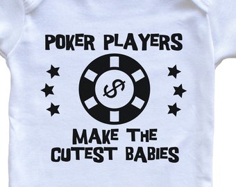 Funny Poker Baby Bodysuit - Poker Players Make The Cutest Babies One Piece