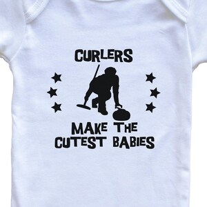 Funny Curling Baby Bodysuit - Curlers Make The Cutest Babies One Piece