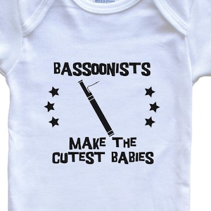 Funny Bassoon Baby Bodysuit - Bassoonists Make The Cutest Babies One Piece