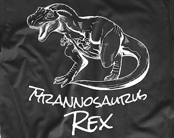 Chemise dinosaure homme - T-shirt dinosaure Tyrannosaurus Rex Sketch Cool T-Rex préhistorique