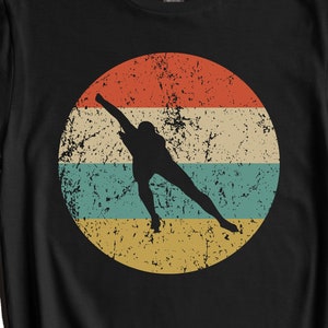 Speed Skating Shirt - Vintage Retro Speed Skater T-Shirt - Speed Skating Gift - Speed Skating Icon Shirt