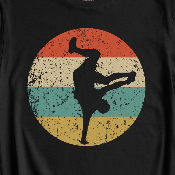 Breakdancing Shirt - Breakdance Shirt - Breakdancer Gift - Breakdancing Retro B Boy Breakdance Icon T-Shirt