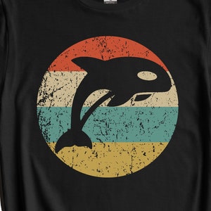 Killer Whale Shirt - Orac Whale Shirt - Retro Orca Whale Icon T-Shirt