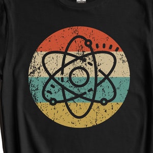Chemistry Shirt - Atom Shirt - Retro Science T-Shirt - Atom Icon Shirt