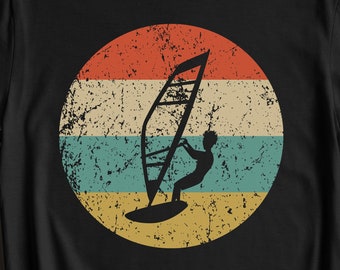 Windsurfing Shirt - Vintage Retro Windsurfer T-Shirt - Windsurfing Gift - Windsurfing Icon Shirt