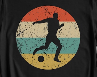 Soccer Shirt - Vintage Retro Soccer Player T-Shirt - Soccer Gift - Soccer Icon Shirt