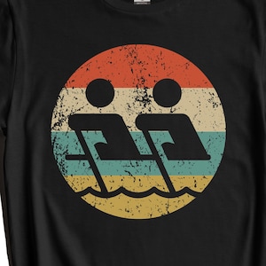 Rowing Shirt - Crew Coach Gift - Retro Crew T-Shirt - Rowing Icon Shirt