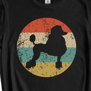 Poodle Shirt - Vintage Retro Poodle T-Shirt - Poodle Owner Gift - Vintage Style Poodle Gift