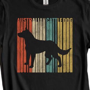 Vintage Floral Australian Cattle Dog Distressed T-Shirt Vintage Floral Australian Cattle Dog Distressed T-Shirt