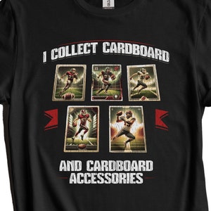 Cadeau de collection cartes de football - Je collectionne le carton et les accessoires en carton T-shirt de cartes de football - T-shirt de cartes de sport amusantes