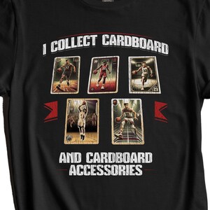 Cadeau de collection cartes de basket-ball - Je collectionne le carton et les accessoires en carton T-shirt de basket-ball - T-shirt de cartes de sport amusantes