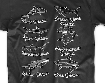 Herren Hai Shirt - Haiarten Cooles Haiarten T-Shirt