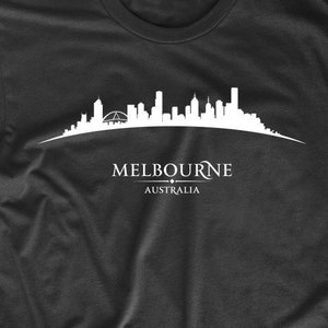 Men&#39;s Melbourne Shirt - Melbourne Australia Cityscape Downtown Skyline T-Shirt