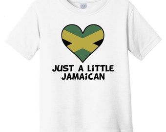 I Love Jamaica Heart Flag-1 Toddler Girls Short Sleeve Graphic T-Shirts