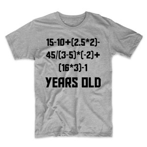 12th Birthday Shirt - 12 Years Old Algebra Equation Funny 12th Birthday Math T-Shirt