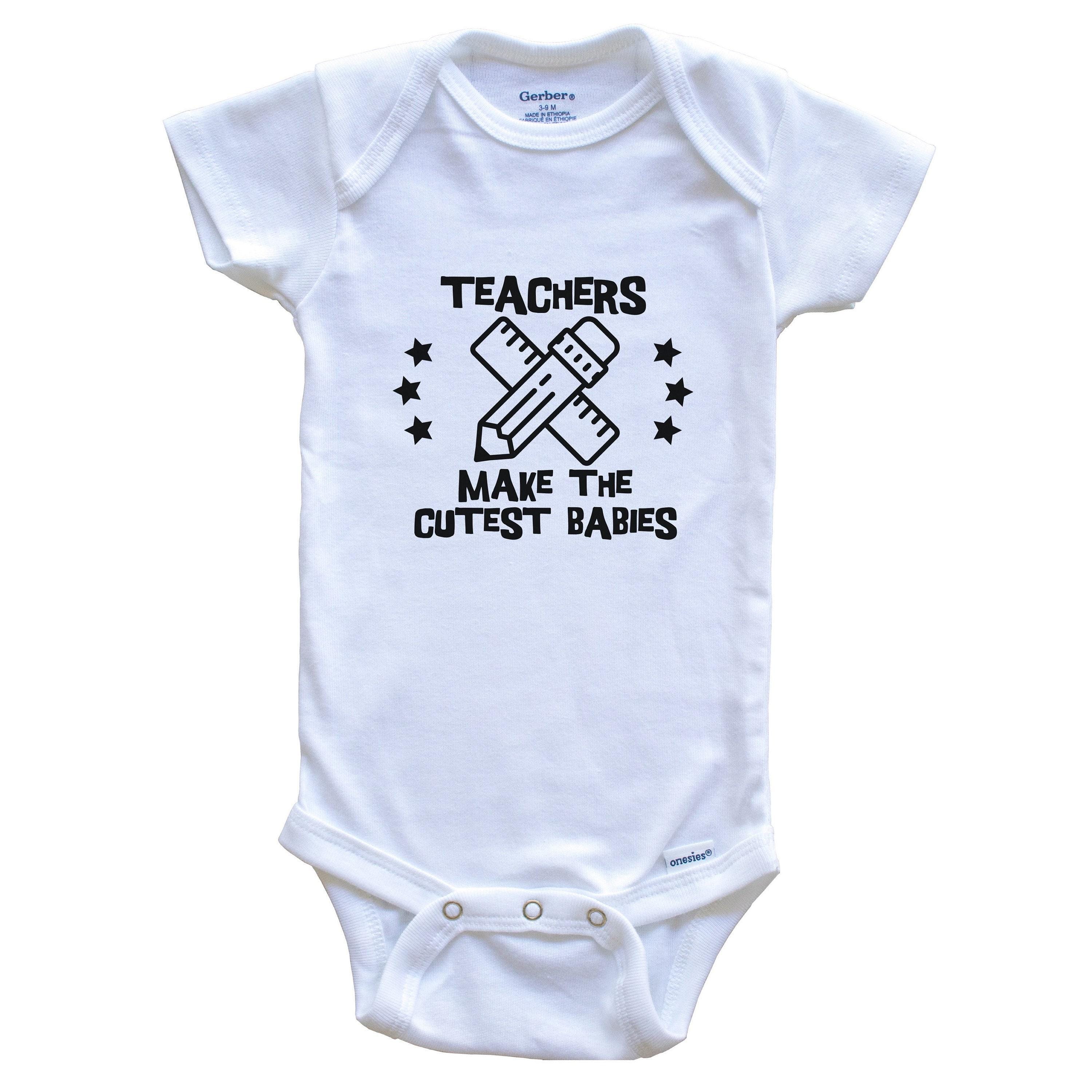 Teacher baby onesie hotsell