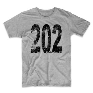 Retro Washington DC Shirt - Area Code 202 Washington DC Washington T-Shirt