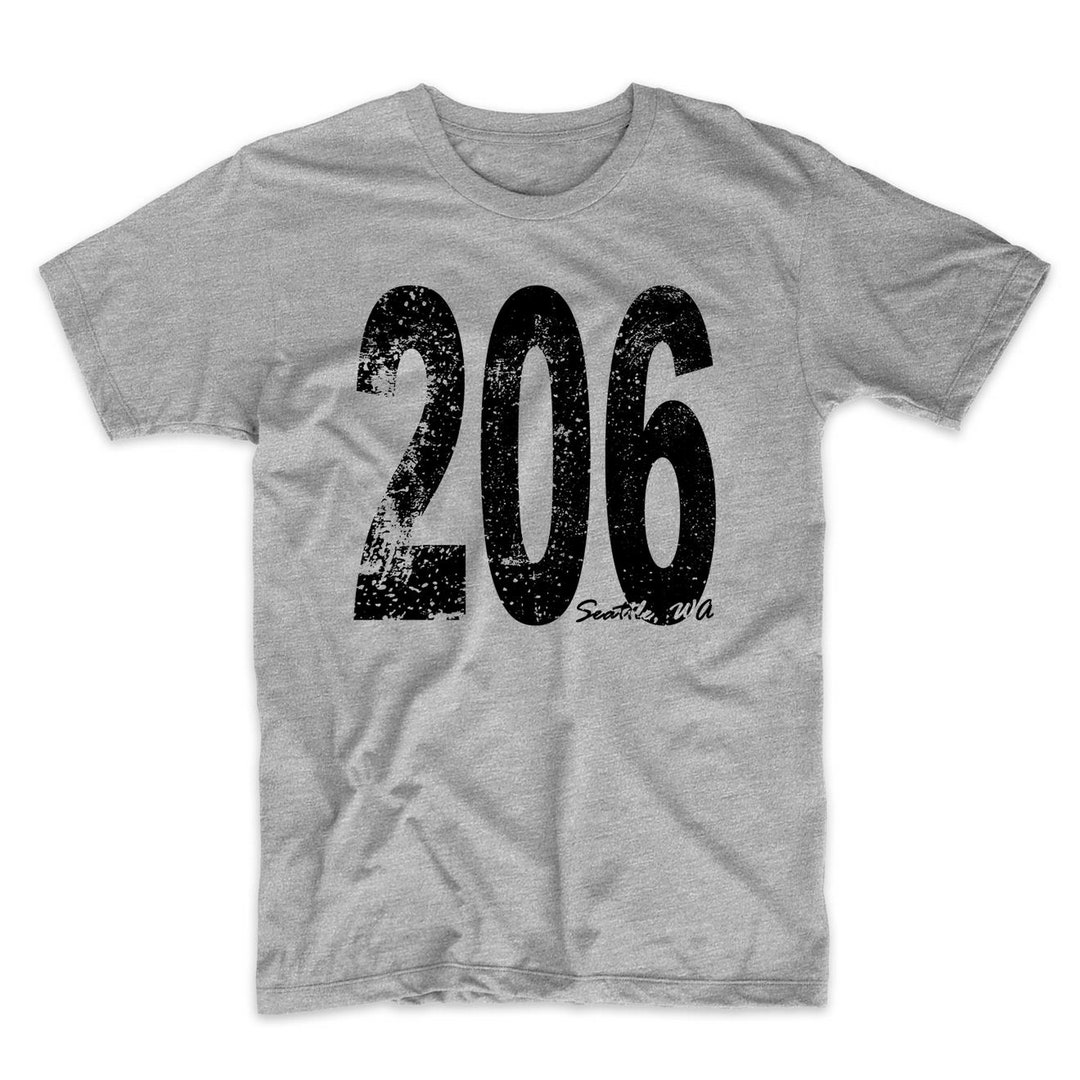 Retro Seattle Shirt Area Code 206 Seattle Washington T-shirt - Etsy