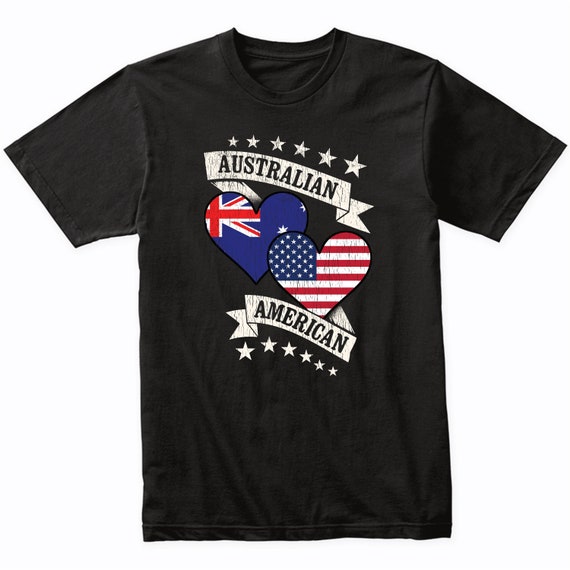 Australia Heart Flag T-Shirt Australia Heart Flag T-Shirt