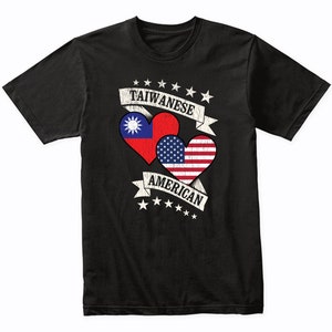 Usa Taiwan Flag Heart Taiwanese American Flag Shirt Usa Taiwan Flag Heart Taiwanese American Flag Shirt