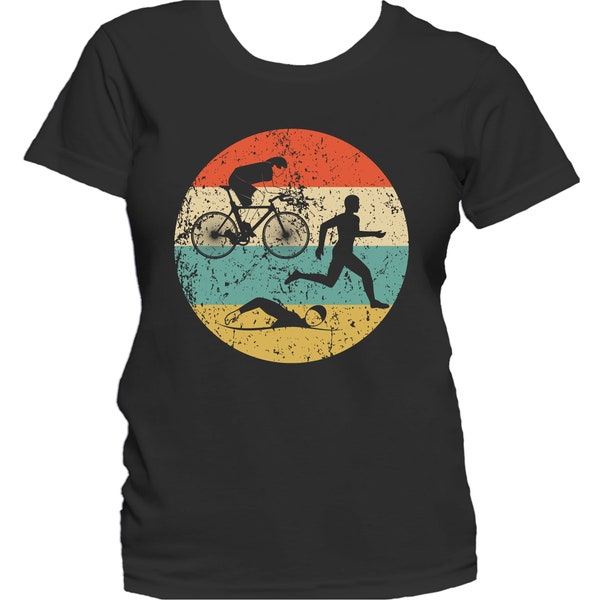 Triathlon T Shirt Etsy