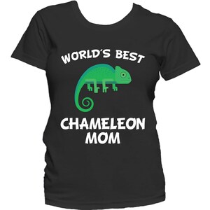 World&#39;s Best Chameleon Mom Shirt - Women&#39;s Lizard Owner T-Shirt