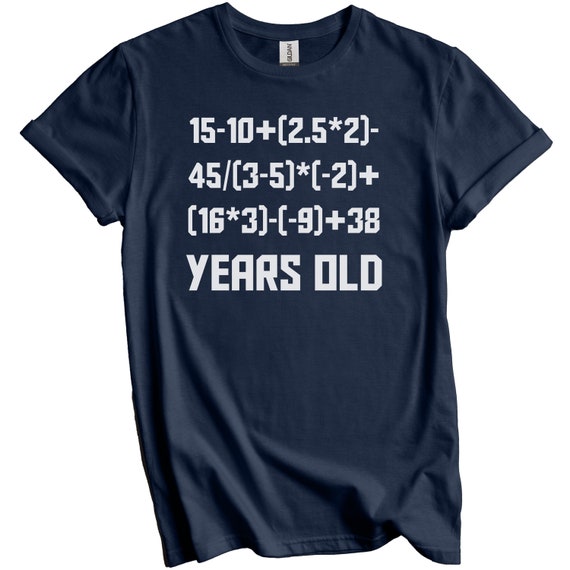 60 Years Old Algebra Equation Funny 60th Birthday Math Shirt 60 Years Old Algebra Equation Funny 60th Birthday Math Shirt