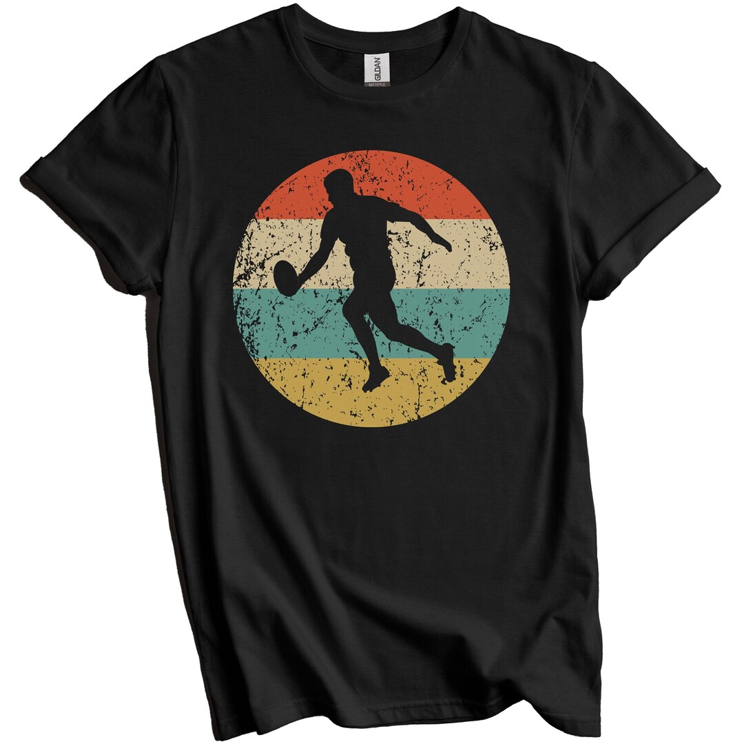 Rugby Shirt - Rugby Player Gift - Retro Sports T-shirt - Rugby Player ...