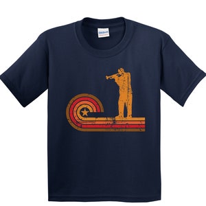 Boy Trumpet Shirt - Retro Trumpet Shirt for Kids - Youth Trumpet T-Shirt - Gift for Trumpet Player
