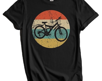 Mountain Biking Shirt - Mountain Biker Gift - Retro Mountain Bike Icon T-Shirt - MTB Shirt