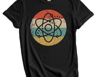 Chemistry Shirt - Atom Shirt - Retro Science T-Shirt - Atom Icon Shirt
