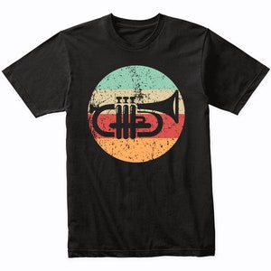 Vintage Retro Trumpet T Shirt - Gift For Trumpet Player Vintage Retro Trumpet T Shirt - Gift For Trumpet Player