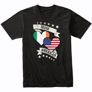 Italian American Heart Tricolore T-Shirt Italian American Heart Tricolore T-Shirt