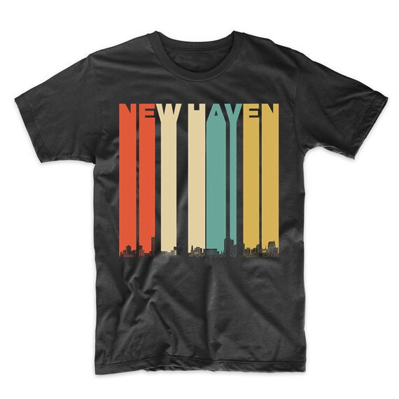 Retro New Haven T-Shirt - New Haven Ct Skyline Shirt Retro New Haven T-Shirt - New Haven Ct Skyline Shirt