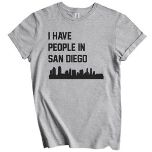 Ich habe Leute in San Diego T-Shirt - San Diego Kalifornien Skyline Shirt