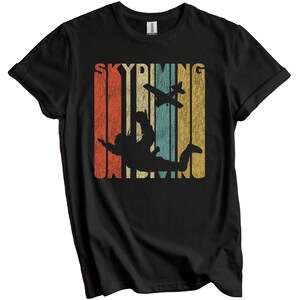 Retro Skydiving Shirt - Skydiver T-Shirt - Skydiving Gift - Gift for Skydiver