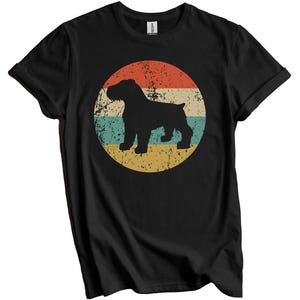 Chemise Bouvier des Flandres rétro - T-shirt de propriétaire de chien de race Bouvier des Flandres de style vintage - Cadeau pour les propriétaires de Bouvier des Flandres
