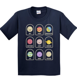 Solar System Shirt For Kids - Science T-Shirt for Kids - Boys Science Gift - Kids Planets Shirt - Kids Science Shirt image 2