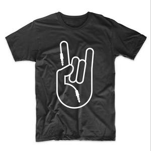 Rock Music Shirt - Amp Jack Rocker Hand Rock Music T-Shirt by Really Awesome Shirts