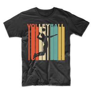 Retro Volleyball Shirt - 1970&#39;s Style Volleyball Player Sports T-Shirt by Really Awesome Shirts